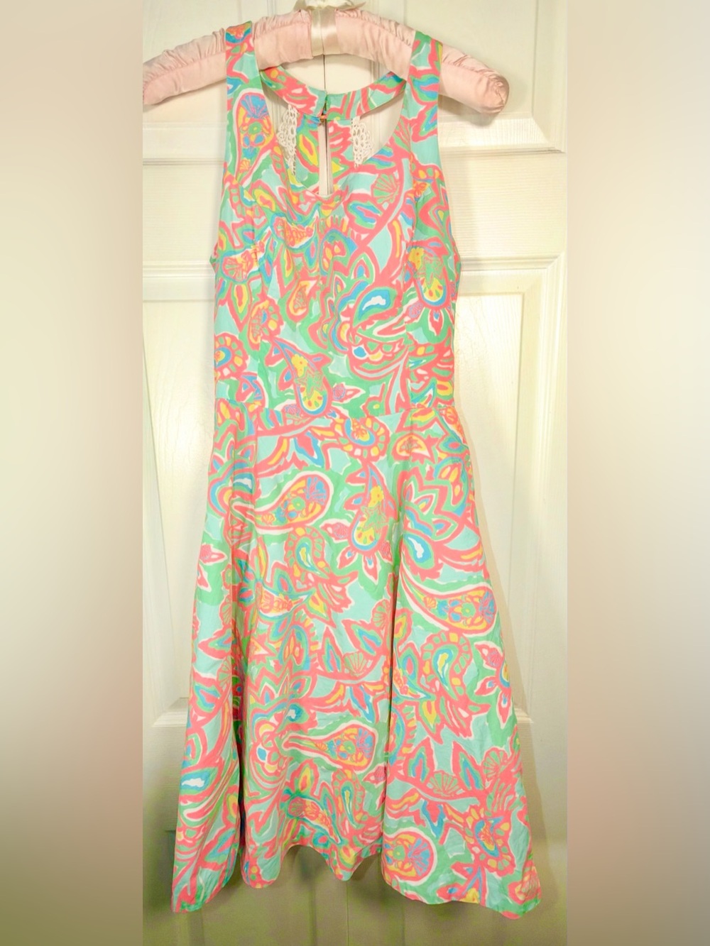 Lilly Pulitzer Zo Dress Sand Bar Blue Make a Splash Print Size 00
